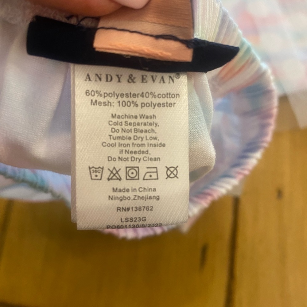 Infant Set Polka Pastel New 12-18 Months Pretty Andy & Evan - Picture 7 of 12